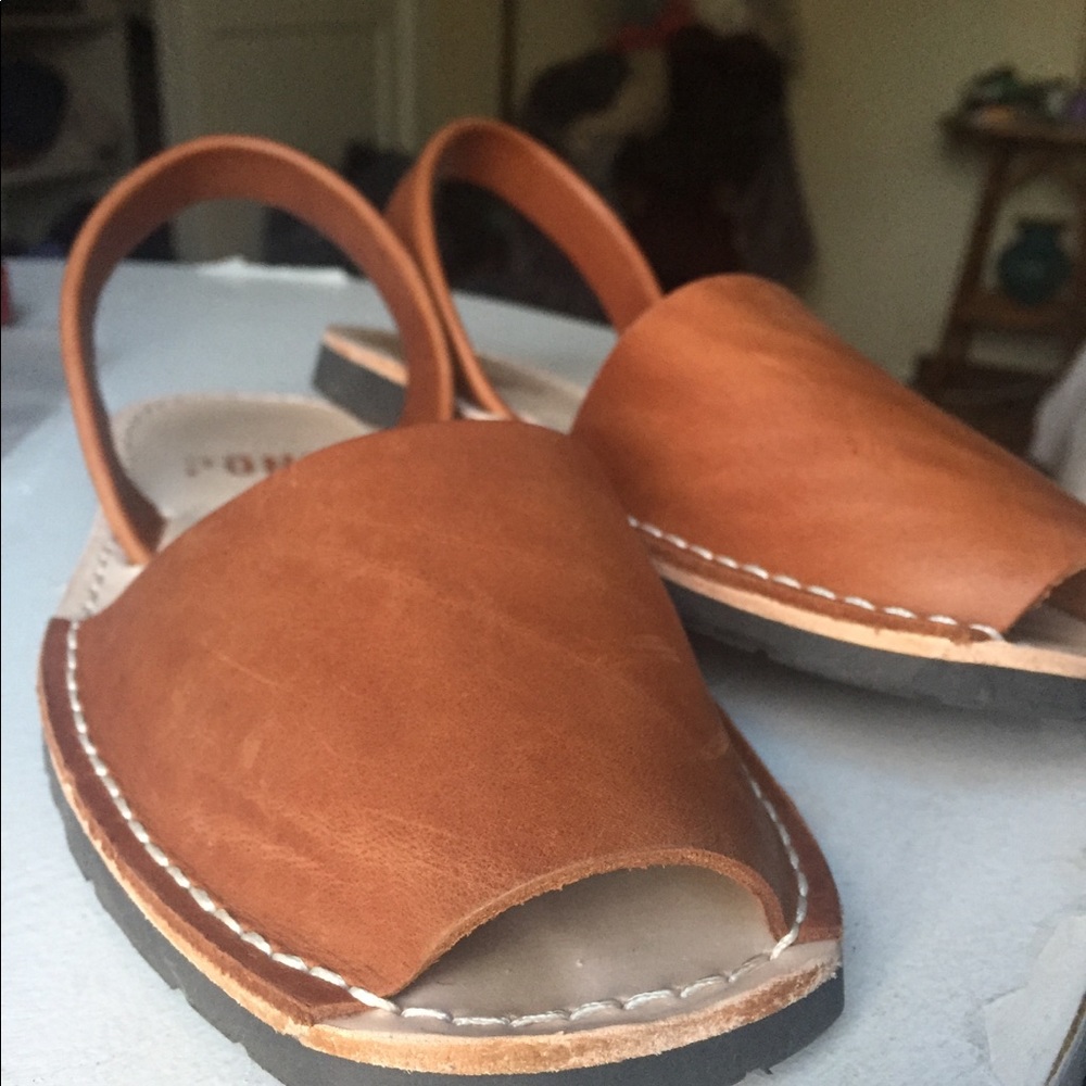 Pons Avarcas Sz 9 / 39 Brown Leather